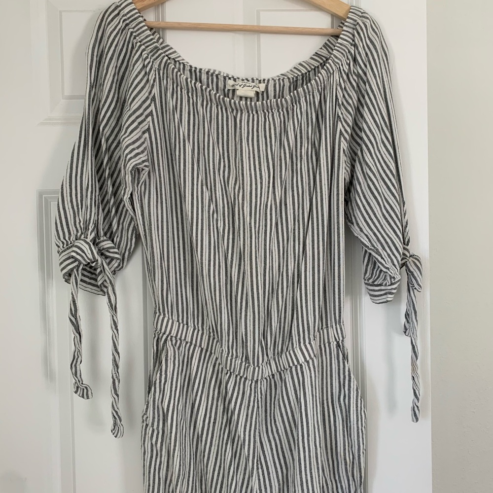 off the shoulder romper
